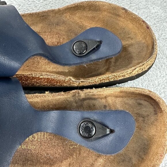 Birkenstock Gizeh Navy Blue Thong Sandals Women’s Size 37 EU - Picture 6 of 10